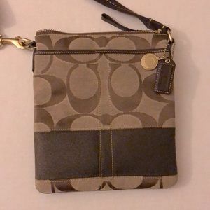 Coach Signature Crossbody Purse